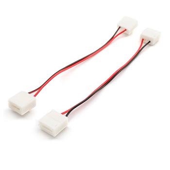 Комплект коннекторов Apeyron Electrics 09-14 (2 клипсы с проводами) для одноцветной светодиодной ленты 12В 10мм IP65 - Светильники - Cветодиодные ленты - . Магазин оборудования для автономного и резервного электропитания Ekosolar.ru в Самаре