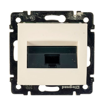 Информационная розетка Legrand Valene RJ45 UTP 5 кат 1 выход б/з белая - Электрика, НВА - Выключатели и розетки - Розетки - . Магазин оборудования для автономного и резервного электропитания Ekosolar.ru в Самаре