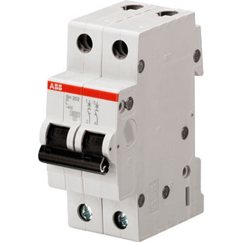 Автоматический выключатель ABB SH202L 2P 16А (С) 4,5kA - Электрика, НВА - Модульное оборудование - Автоматические выключатели - . Магазин оборудования для автономного и резервного электропитания Ekosolar.ru в Самаре