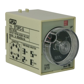Реле времени 220V ST3PC-G (4-24h) Энергия - Электрика, НВА - Реле, автоматизация и управление - Реле времени - . Магазин оборудования для автономного и резервного электропитания Ekosolar.ru в Самаре