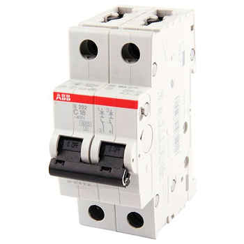 Автоматический выключатель ABB S202 2P 40А (С) 6kA - Электрика, НВА - Модульное оборудование - Автоматические выключатели - . Магазин оборудования для автономного и резервного электропитания Ekosolar.ru в Самаре