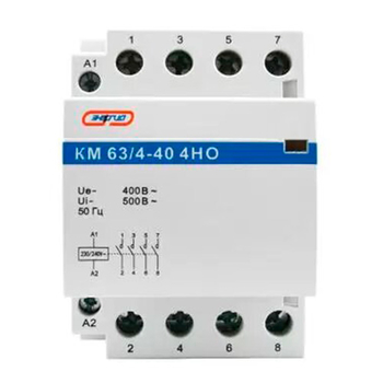 Модульный контактор КМ63/4P 40A 4НО Энергия - Электрика, НВА - Коммутационное оборудование - Контакторы - . Магазин оборудования для автономного и резервного электропитания Ekosolar.ru в Самаре