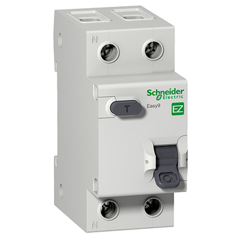 Дифференциальный автоматический выключатель Schneider Electric EASY 9 1P+N 32А 30мА C AC 4,5 кА - Электрика, НВА - Модульное оборудование - Дифференциальные автоматы - . Магазин оборудования для автономного и резервного электропитания Ekosolar.ru в Самаре