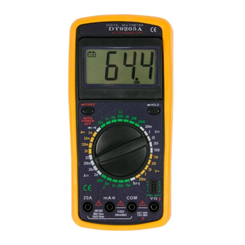 Мультиметр DT 9205A Энергия - Электрика, НВА - Измерительный инструмент - Мультимеры - . Магазин оборудования для автономного и резервного электропитания Ekosolar.ru в Самаре