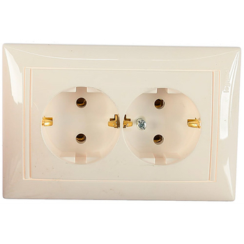 Розетка Legrand Valena 2X2К+З в сборе белая - Электрика, НВА - Выключатели и розетки - Розетки - . Магазин оборудования для автономного и резервного электропитания Ekosolar.ru в Самаре
