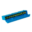 Шина TS-0609H 12 way в синем корпусе Энергия, 10 шт - Электрика, НВА - Щитки и аксессуары для монтажа - Шины нулевые - . Магазин оборудования для автономного и резервного электропитания Ekosolar.ru в Самаре