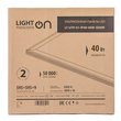 Панель ультратонкая светодиодная LightPhenomenON LT-UTP-02-IP40-40W-6500К LED - Светильники - Для общественных зданий - . Магазин оборудования для автономного и резервного электропитания Ekosolar.ru в Самаре