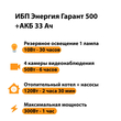 ИБП для котла Энергия Гарант 500 + Аккумулятор 33 Ач 12 В (300Вт - 60мин) - ИБП и АКБ - ИБП для котлов - . Магазин оборудования для автономного и резервного электропитания Ekosolar.ru в Самаре
